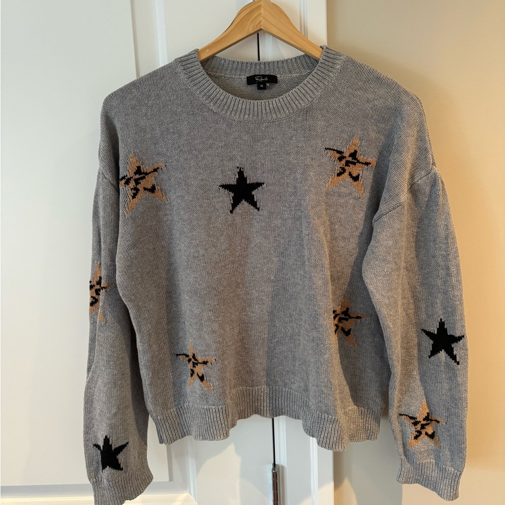 Rails Perci Animal Star Sweater & Banana Republic Sloan Pants